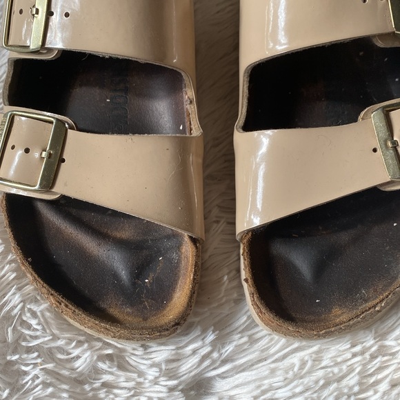 Womens 2 straps buckle Birks Sandals, size 9 - Picture 4 of 9